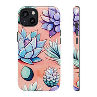 Pastel Pink and Purple Little Succulent Plants Phone Cases! New!!! Over 40 Phone Sizes To Choose From! Free Shipping!!!