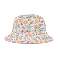 Fruit Medley Farmers Market Inspired Unisex Bucket Hat! Free Shipping! Made in The USA!