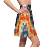 Boho Milky Way Print Women's Skater Skirt! Free Shipping!