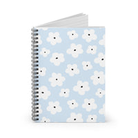 Boho Pastel Blue Florals Journal! Free Shipping! Great for Gifting!