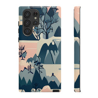 Pink and Blue Mountains Phone Cases! New!!! Over 40 Phone Sizes To Choose From! Free Shipping!!!