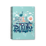 Hello Spring Aqua and Teal Journal! Free Shipping! Great for Gifting!