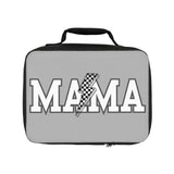 Retro Checkered Lightening Bolt MAMA Black and Grey Lunch Bag! Free Shipping!!! Giftable!