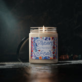 Dream Without Fear Floral Watercolor Scented Soy Candle, 9oz! Free Shipping! 9 Scents! 60 Hour Burn Time!!!