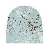 Mint Paint Splash Baby Beanie in Cursive! Free Shipping! Great for Gifting!