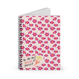 Be The Best Version of Yourself Pink Florals Journal! Free Shipping! Great for Gifting!