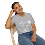Life is Better in Flip Flops Unisex Graphic Tees! Summer Vibes! All New Heather Colors!!! Free Shipping!!!