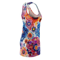 Boho Watercolor Star Women's Racerback Dress! Free Shipping! Sun Dress, Sleep Shirt, Swim Cover Up!