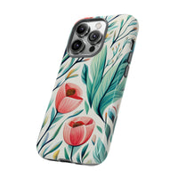 Pink Floral Tulips Phone Cases! New!!! Over 90 Phone Sizes To Choose From! Free Shipping!!!