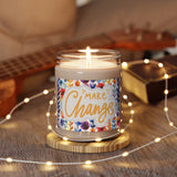 Make Change Retro Floral Stripes Scented Soy Candle, 9oz! Free Shipping! 9 Scents! 60 Hour Burn Time!!!