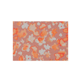 Boho Coral Floral Outdoor Rug! Chenille Fabric! Free Shipping!
