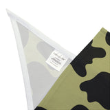 Black and Mauve Green Cow Print Pet Bandana! Foxy Pets! Free Shipping!!!