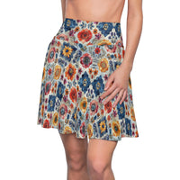 Western Sun Floral Print Women's Skater Skirt! Free Shipping!