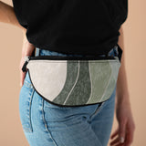 Green Geo Mountains Unisex Fanny Pack! Free Shipping! One Size Fits Most!