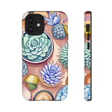 Pastel Blue and Pink Plants Phone Cases! New!!! Over 90 Phone Sizes To Choose From! Free Shipping!!!