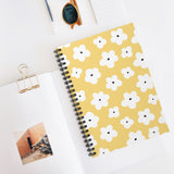 Boho Pastel Yellow Florals Journal! Free Shipping! Great for Gifting!