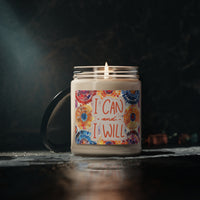 I Can and I Will Starburst Tie Dye Scented Soy Candle, 9oz! Free Shipping! 9 Scents! 60 Hour Burn Time!!!