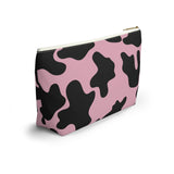 Lavender Cow Print Travel Accessory Pouch, Check Out My Matching Weekender Bag! Free Shipping!!!