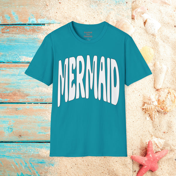 Mermaid Coastal Unisex Graphic Tees! Summer Vibes! All New Heather Colors!!! Free Shipping!!!