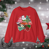 1 Christmas is in the Air Retro Medley Unisex Heavy Blend Crewneck Sweatshirt! Winter Vibes!