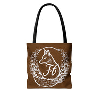 Chocolate Brown Branded Freckled Fox Company Logo 2024 Tote Bag! Merch!