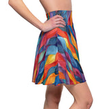 Boho Watercolor Mermaid Waves Women's Skater Skirt! Free Shipping!