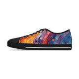 Boho Watercolor Galaxy Women's Low Top Sneakers! Free Shipping! Specialty Buy!