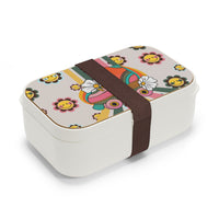 Retro Derby Roller Skate Daisy Bento Lunch Box! Free Shipping!!! Great For Gifting! BPA Free!