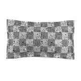 Lacy Grey, Microfiber Pillow Sham! 2 Sizes Available! Mix and Match for That Boho Vibe! Free Shipping!