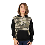 Black and Mauve Camo Hunting/Western Unisex Pullover Hoodie! All Over Print! New!!!