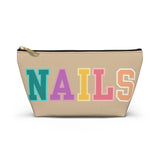 Retro Rainbow Cream Nails Accessory Pouch, Check Out My Matching Weekender Bag! Free Shipping!!!