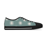 Seafoam Green Star Stamp Women's Low Top Sneakers! Free Shipping! Specialty Buy!
