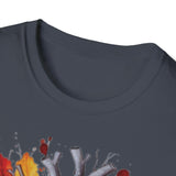 1 Autumn Drip Anatomical Heart Halloween Fall Vibes Unisex Graphic Tees! Medical Vibes!