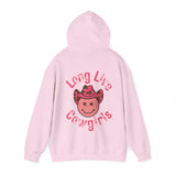 Long Live Cowgirls Smiley Distressed Back Designs Unisex Heavy Blend Hooded Sweatshirt! Free Shipping!!!