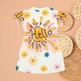 Paint The Town, Hello Sunshine Watercolor Oversized Tee!! Great For Sleeping, Lounging, Swimming! Free Shipping!!!
