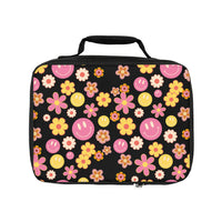 Smiley Daisy Medley Boho Lunch Bag! Free Shipping!!! Giftable!