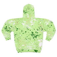Green Mineral Wash Unisex Full Zip Jacket! Polyester exterior, Fleece interior! Free Shipping!