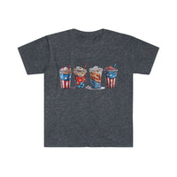 American Frappuccino Independence Day Unisex Graphic Tees!