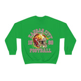 Kansas City Football Paint Splatter Unisex Heavy Blend Crewneck Sweatshirt! Football Season!