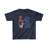 Love Independence Day Kids Heavy Cotton Tee! Foxy Kids!