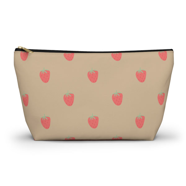 Strawberry Cream Accessory Pouch, Check Out My Matching Weekender Bag! Free Shipping!!!