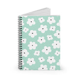 Boho Pastel Mint Green Florals Journal! Free Shipping! Great for Gifting!