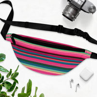 Watermelon Pink Stripes Unisex Fanny Pack! Free Shipping! One Size Fits Most!