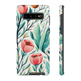 Pink Floral Tulips Phone Cases! New!!! Over 90 Phone Sizes To Choose From! Free Shipping!!!