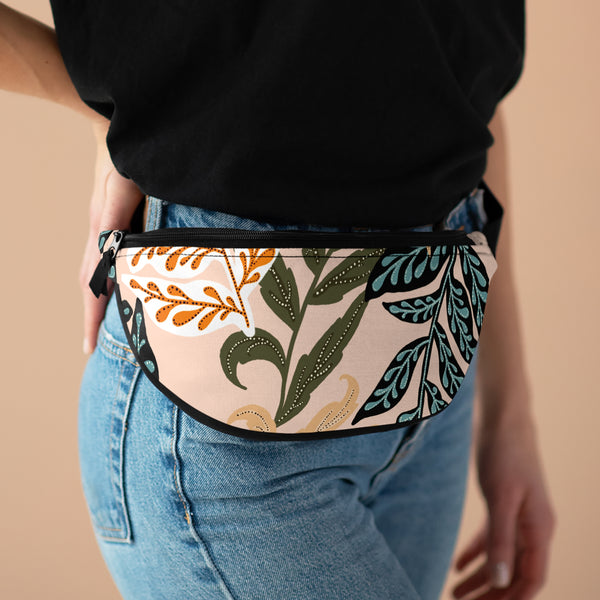 Tropical Beige Unisex Fanny Pack! Free Shipping! One Size Fits Most!
