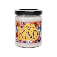 Be Kind Water Color Tie Dye Scented Soy Candle, 9oz! Free Shipping! 9 Scents! 60 Hour Burn Time!!!