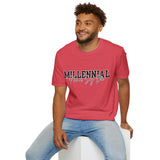 Millennials Never Say Die Unisex Graphic Tees! Summer Vibes! All New Heather Colors!!! Free Shipping!!!