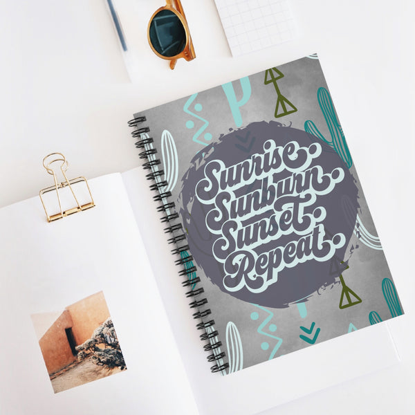 Western Inspired Sunrise, Sunburn, Sunset, Repeat Journal! Free Shipping! Great for Gifting!