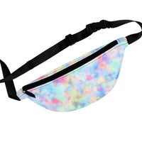 Tie Dye Blue/Pink Unisex Fanny Pack! Free Shipping! One Size Fits Most!