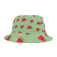 Watermelon Green Unisex Bucket Hat! Free Shipping! Made in The USA!